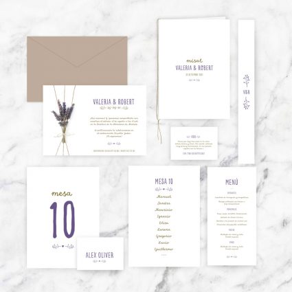 papelería completa boda