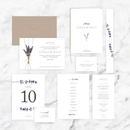 papelería completa boda