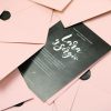 project party invitacion boda lettering pizarra