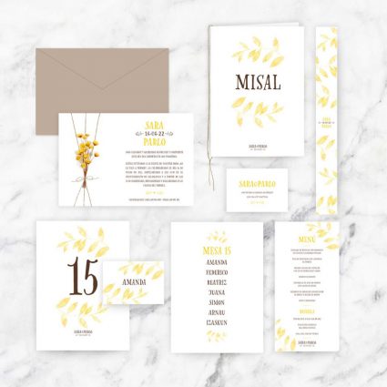 papelería completa boda