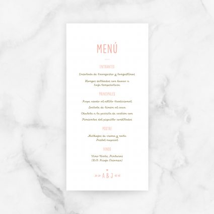 minuta boda