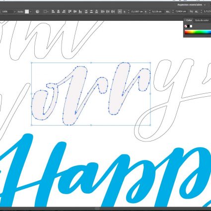 lettering digital curso online project party studio photoshop y illustrator