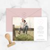 invitaciones de boda originales con foto personalizada