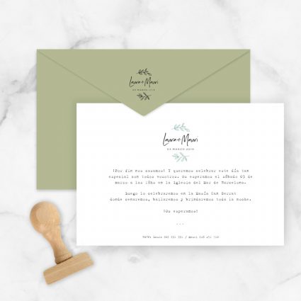 invitaciones de boda originales y clásicas