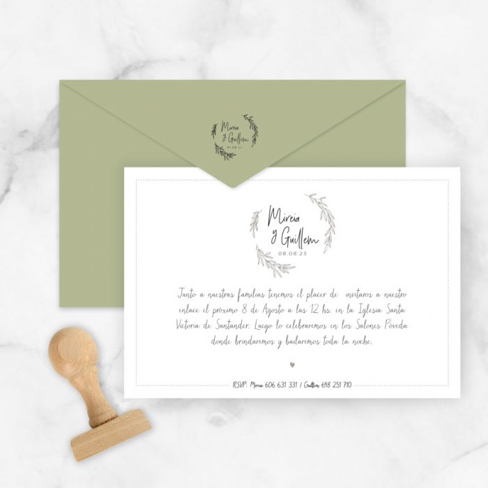 invitaciones de boda originales y clásicas