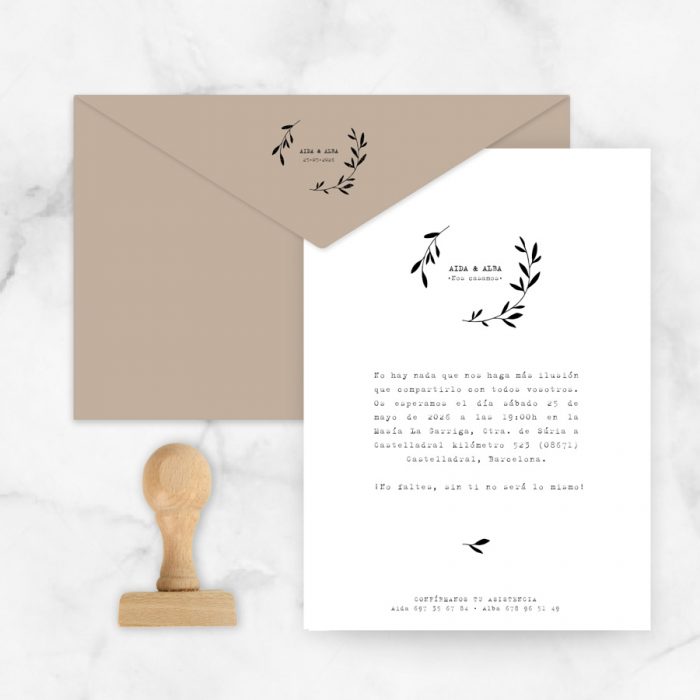 invitaciones boda originales