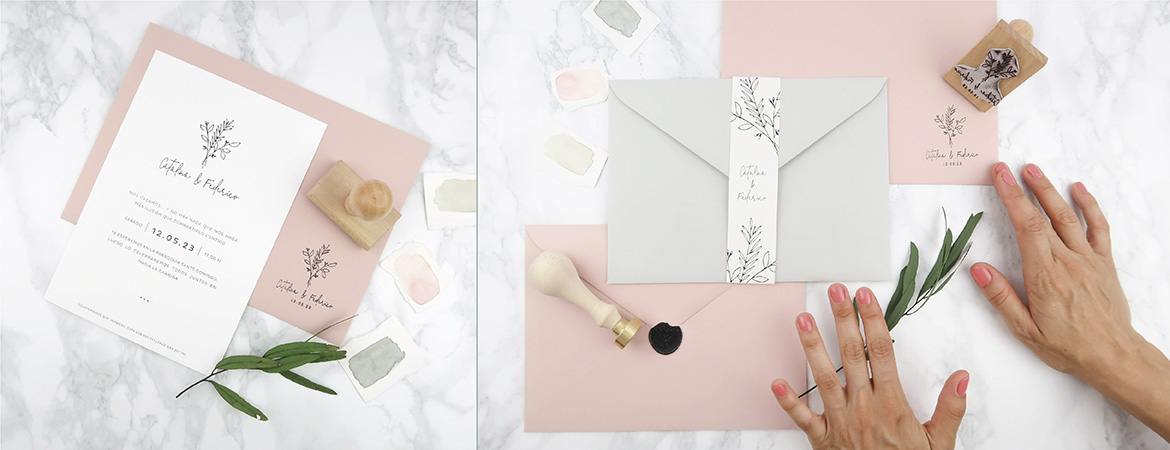 Project party invitaciones Logo boda