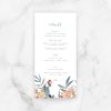 minuta menú boda
