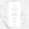 minuta menú boda