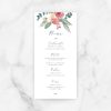 minuta menú boda
