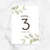 numeros mesa bodas