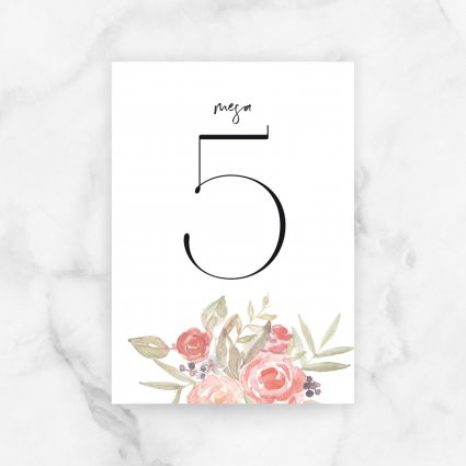 numeros mesa boda