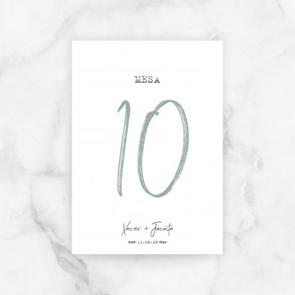 numeros mesa boda