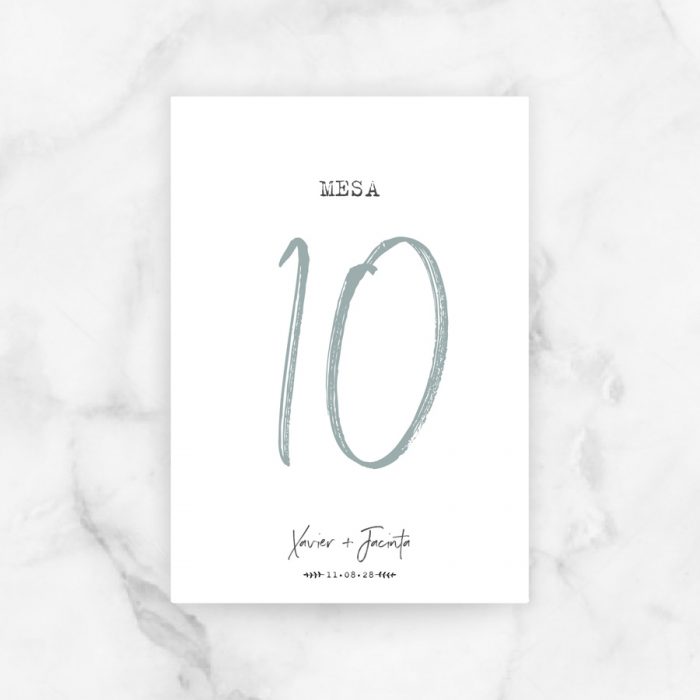 numeros mesa boda