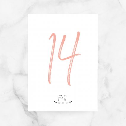 numeros mesa boda
