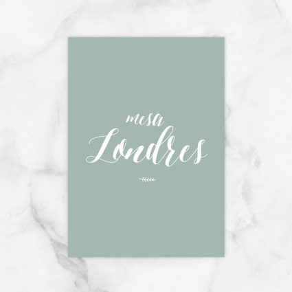 numeros mesa boda