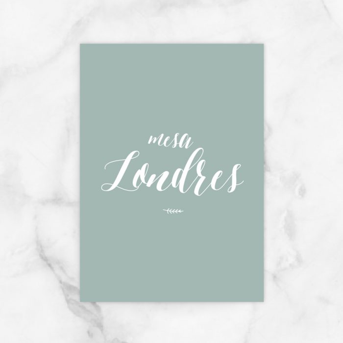 numeros mesa boda