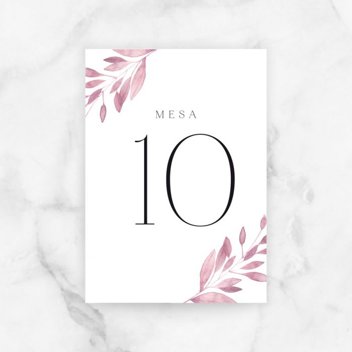 numeros mesa boda