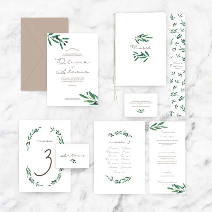 papelería completa de boda