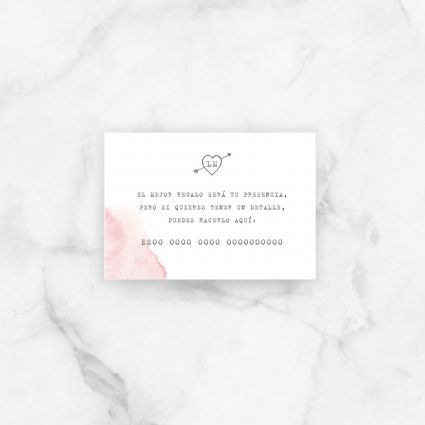 tarjeta lista boda