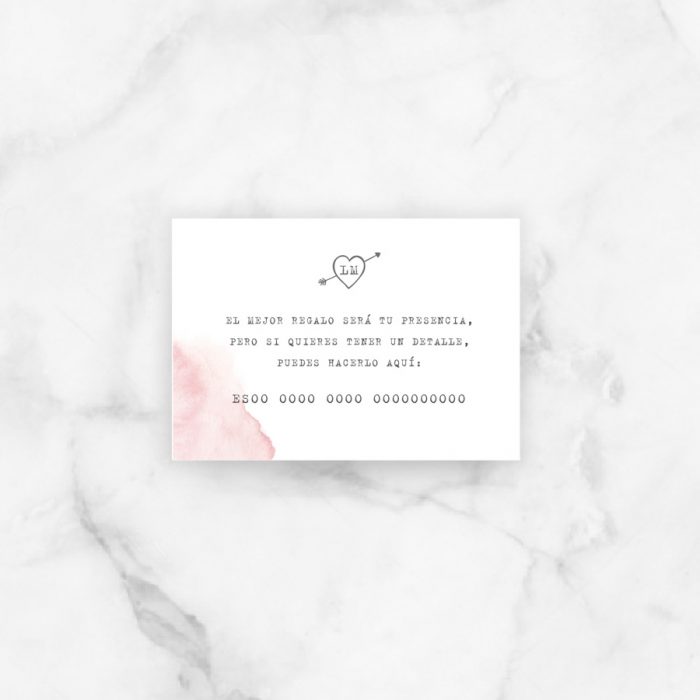 tarjeta lista boda