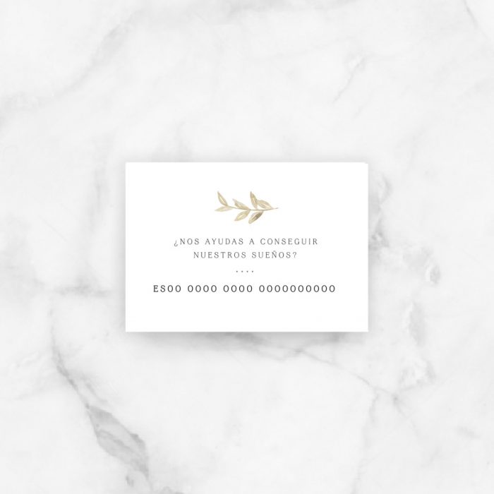 tarjeta lista boda