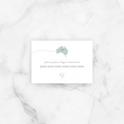 tarjeta lista boda