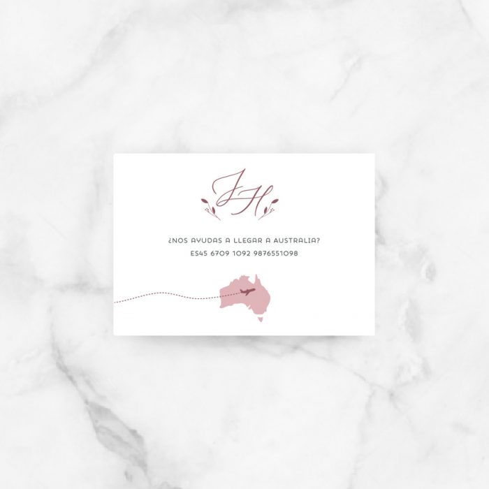 tarjeta lista boda