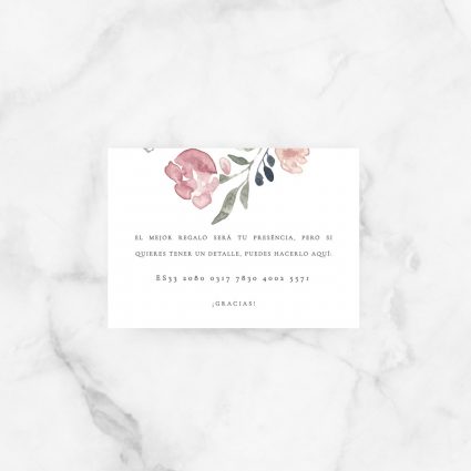 tarjeta lista boda