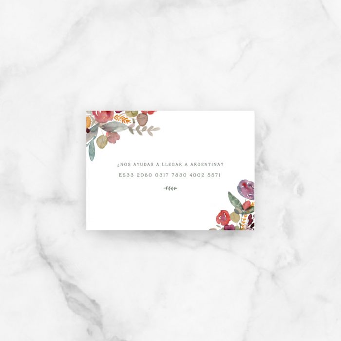 tarjeta lista boda
