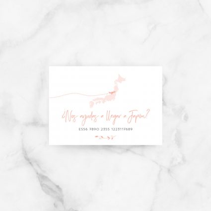tarjeta lista boda