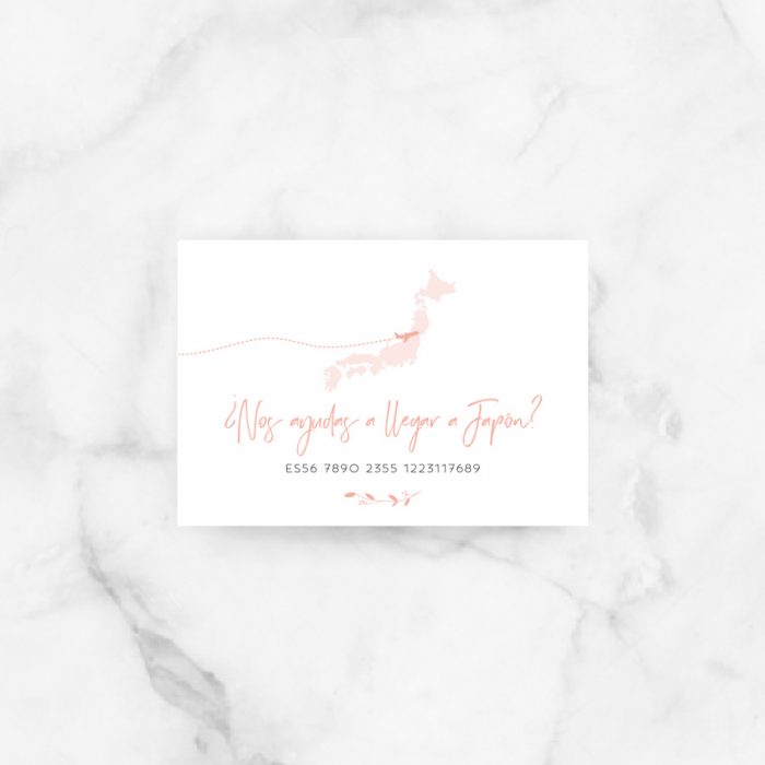 tarjeta lista boda
