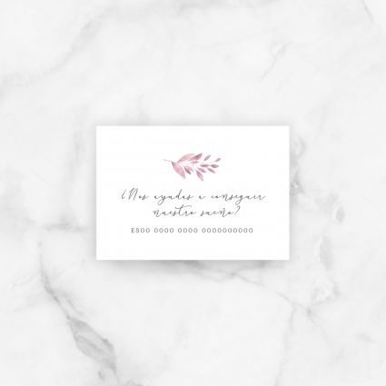 tarjeta lista boda