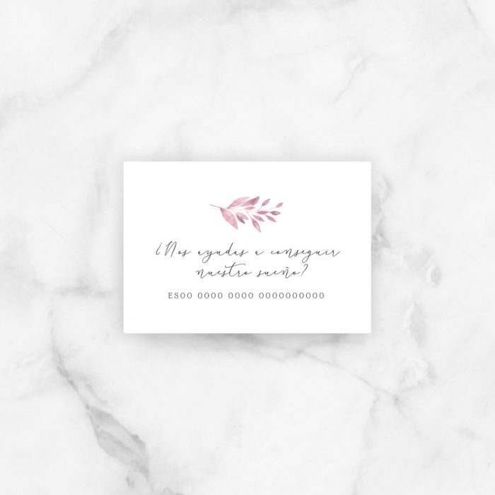 tarjeta lista boda
