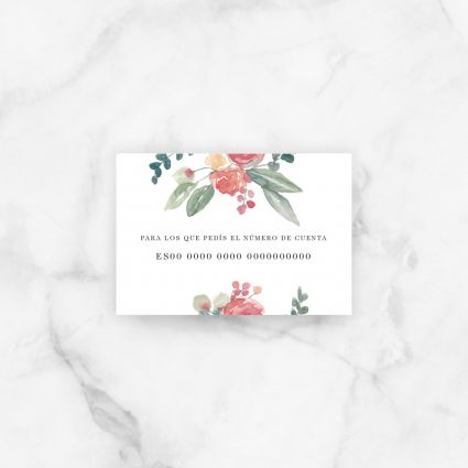 tarjeta lista boda